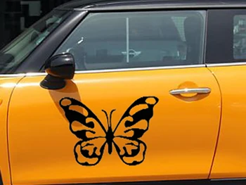 

2X 2017 hot butterfly stickers car stickers car side, truck windows, car SUV door, wall vinyl decals JDM