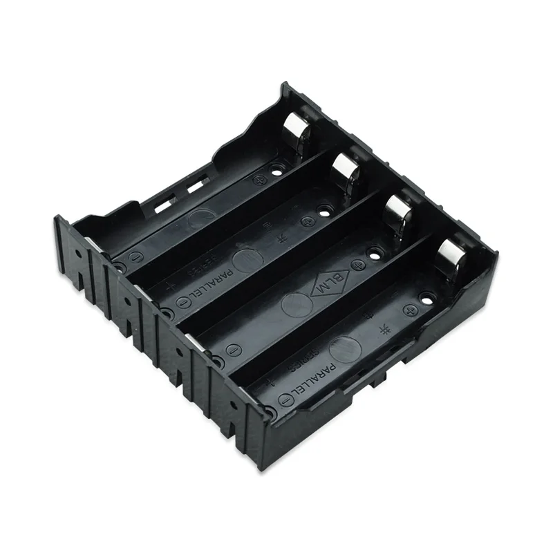 

10pcs 18650 battery box 18650 battery case for 4x battery without wire lead 18650 case battery box without wire