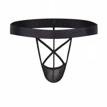 

Gay men underwear sexy jockstrap men' thong tanga hombre male underwear string homme mesh imitation leather T sissy panties