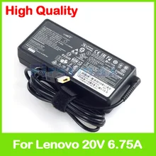 Тонкий 20V 6.75A ноутбук зарядное устройство адаптер переменного тока для lenovo Y50c Y50p Y700-14ISK ADL135NLC3A 45N0367 PA-1131-72 45N0368 45N0502