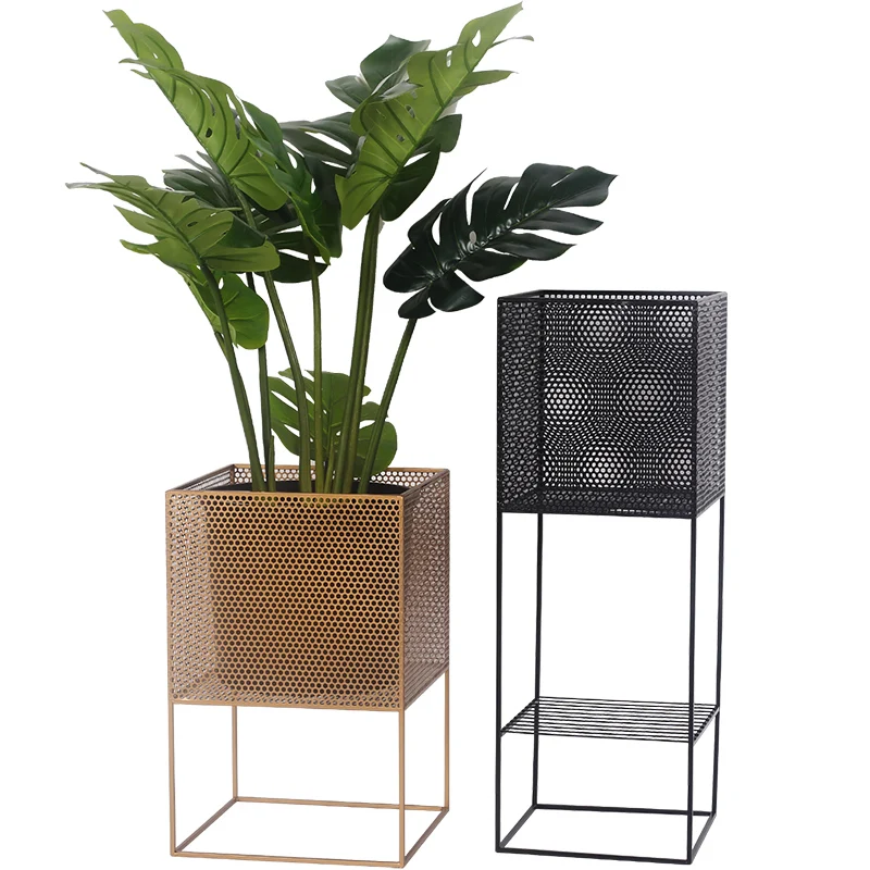 

Amarican style Home hotel fower stands pots shelf multi function garden flower holder balcony metal pergolas