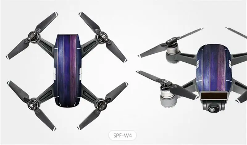 DJI Spark Радиоуправляемый квадрокоптер Водонепроницаемый FPV-системы Racer Drone Средства ухода за кожей В виде ракушки Наклейки камуфляж красочные наклейки DIY Интимные аксессуары