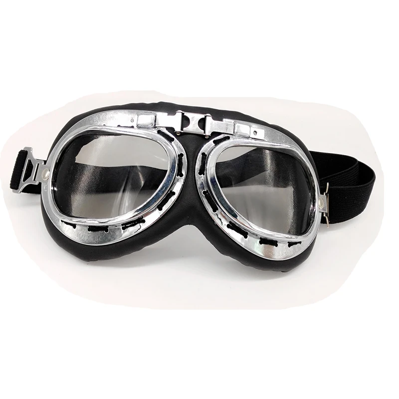 جديد دراجة نارية حملق موتوكروس الطيار نظارات طيار هارلي الرجعية دراجة نارية الرياضة التزلج نظارات قناع النظارات الشمسية