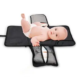 Портативный твердый коврик для переодевания малыша новорожденный детский Пеленальный матрас и крышка водонепроницаемый складной детский