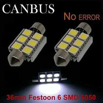 

4Pcs Torpedo 36mm Canceller 6 Led Smd Canbus Lampada Efeito