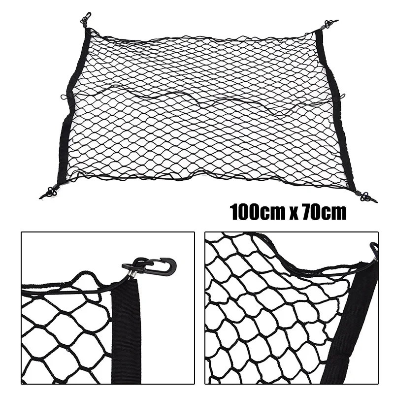 Сетка для багажника 100*70 см Toyota Highlander Kluger 08 2009 2010 2011 2012 2013 2017|cargo net|elastic nettingrear cargo net |