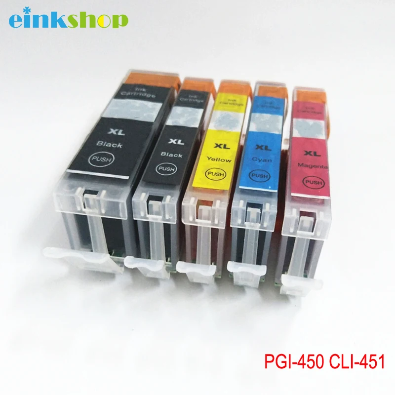 

einkshop PGI-450 CLI-451 Ink Cartridge For Canon pgi450 pgi 450 PIXMA IP7240 MG5440 MG5540 MG5640 MG6440 MX924 IX6540 IX6840