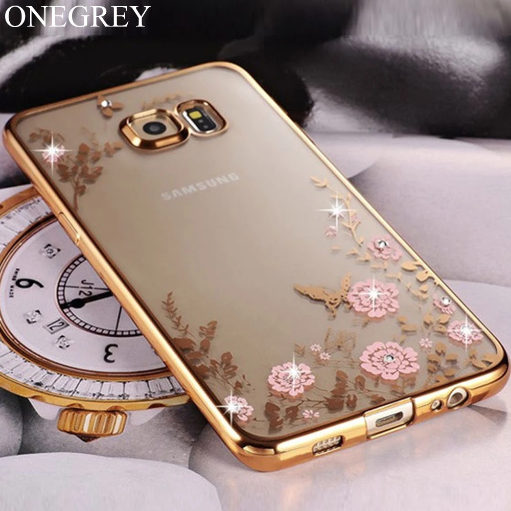 Мягкий чехол из ТПУ с цветочным рисунком для samsung Galaxy A3 A5 A6 A7 A8 plus A9 2016 2017 2018 A8s