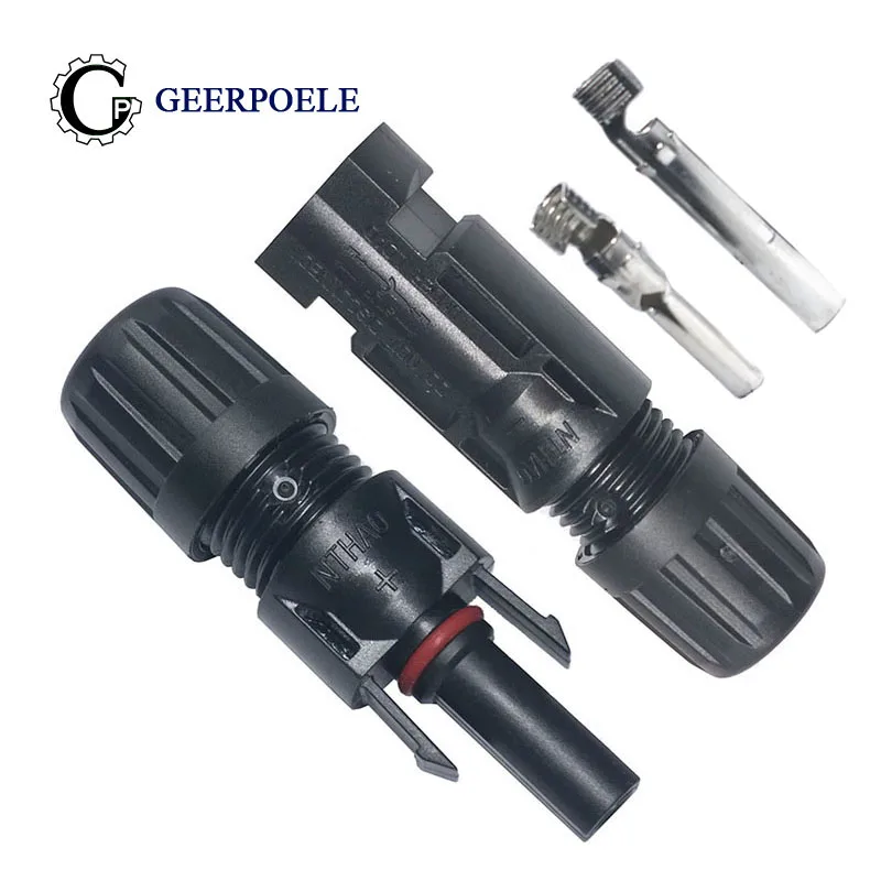 

1 Set MC4 1000V 16A 1 Pin Solar Panel Connector Male And Female Plug Solar System Photovoltaic Harness Waterproof Socket