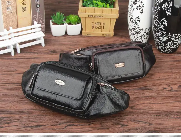 leather waist bag