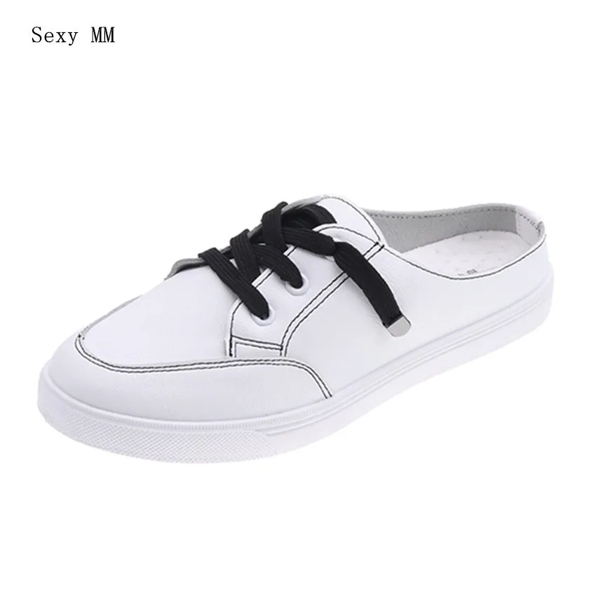 

Flats Women Trainers Breathable Lace-Up Shoes Woman Casual Skate Walking Flat Shoes Zapatillas Mujer