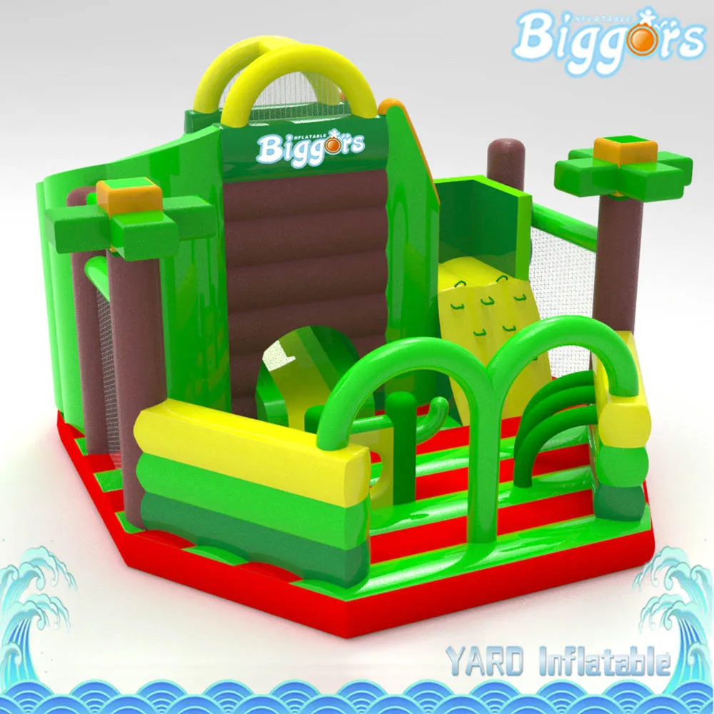 

Inflatable Biggors Kids Inflatable Funcity Bounce House Slide Obstacle Course Combo Outdoor Jumping Castle