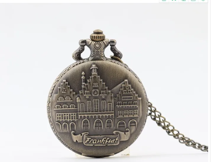 

Retro Coat of arms of Germany Emboss Quartz Pocket Watch Analog Pendant Necklace Mens Womens Fob Watches Chain Gift Watch