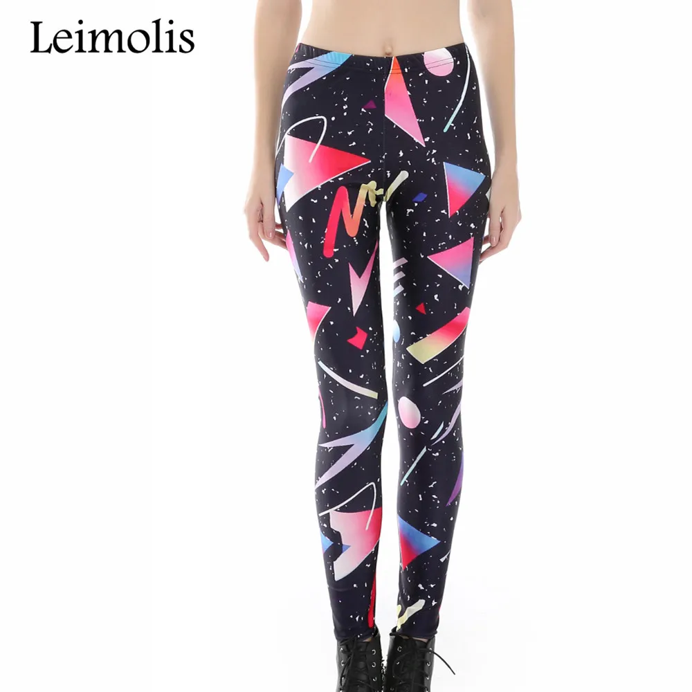

3D print Graphic letters winter warm Harajuku punk adventure time workout push up spandex plus size fitness leggings women pants
