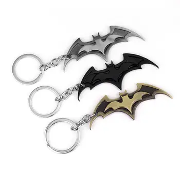 

Metal Marvel Avengers Batman Keychains Key Holder Charm Pendant Toys Action Figure Cosplay Toys