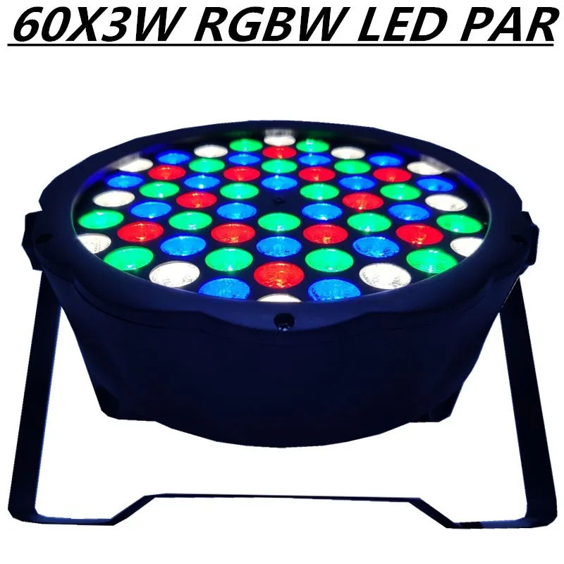 

NEW PRODUCT! 60X3W LED Par Lights, RGBW PAR LED DMX512 control disco lights stain light DJ equipment