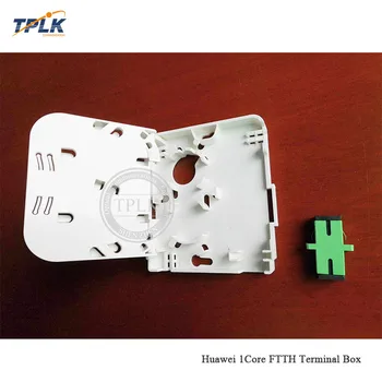 

20pcs/lot HUA WEI 1 Core Fiber Optic Desk Terminal Box 1 Core FTTH Terminal Box,for SC/FC Adapter,Patch Cord/Pigtail