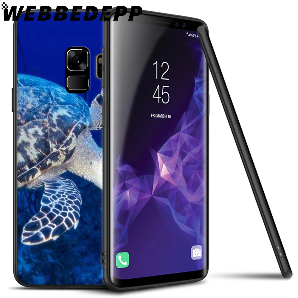 WEBBEDEPP морская черепаха Мягкий ТПУ чехол для Samsung Galaxy Note8 9 A10 A20 A40 A50 A60 A70 M10 M20