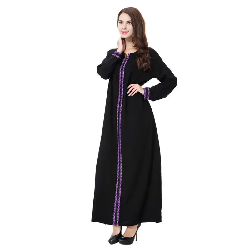 2020 Muslim Women Abaya Maxi Dress Jilbab Loose Style Dubai Middle East Long Robe Moroccan Ramadan Arab Islamic Clothing Eid Aliexpress