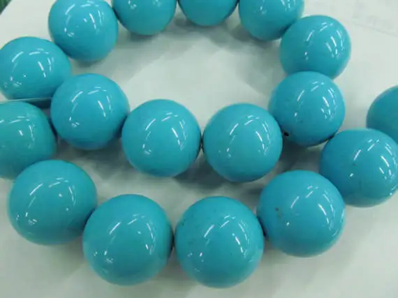 

High quality 2strands 2-20mm Turquoise Gemstone Round Ball green blue Loose Beads turquoise necklace