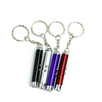 

Mini 2 In1 Multi-function Flashlight Red Laser Pointer Pen White LED Light Torch