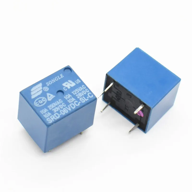 Реле SRD 06VDC SL C PCB типа 6 В постоянного тока|power relay|dc power relaydc relay |