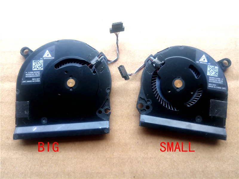 

CPU/GPU Fan For HP ENVY 13-AB 6033B0054001 ND55C03-16L05 6033B0053901 ND55C03-16L04 13-AB023TU AB024TU AB026TU AB028TU TPN-I128