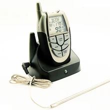 Wireless Remote Digital Essen/Fleisch/Ofen/Raucher/Mikrowelle/Türkei Thermometer Mit Sonde für BBQ Grillen braten Küche Kochen