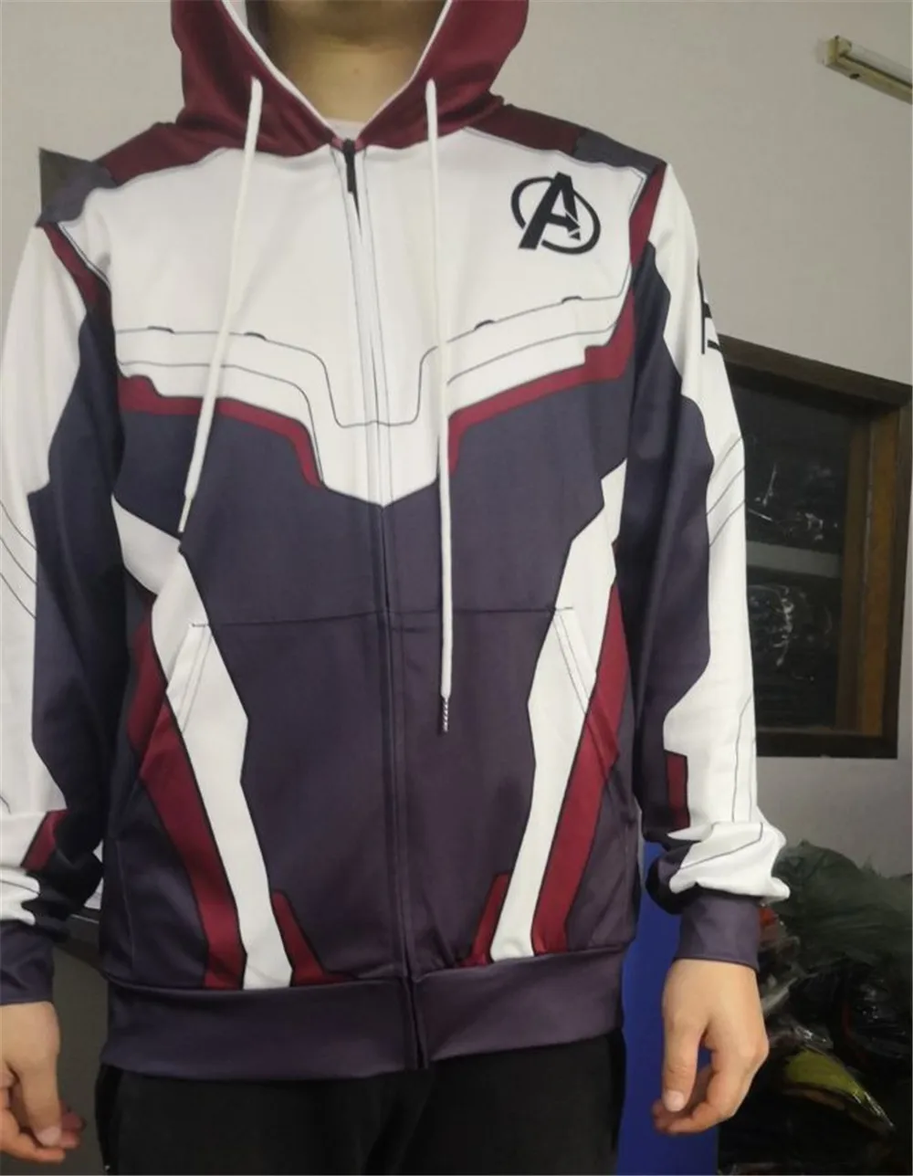 Cosplay Movie Avengers Endgame Quantum Realm Sweatshirt Jacket for Unisex 3D Print Sweater Adult Game Uniform