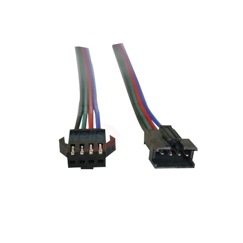 2pin 3pin 4pin 5pin JST светодиодный коннектор 1 пара ~ 100 пар мужской и женский для 3528 5050 WS2811
