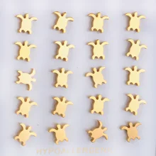 Luxukissids 10 пар/лот морские серьги с дизайном «Черепаха» модные серьги-гвоздики сделанные из нержавеющей стали серьги ювелирные изделия