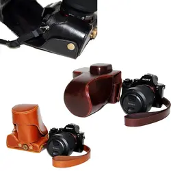 Новый Камера сумка для Sony Alpha A7R A7 Mark 1 Sony A7R из искусственной кожи Камера сумка мешок крышки