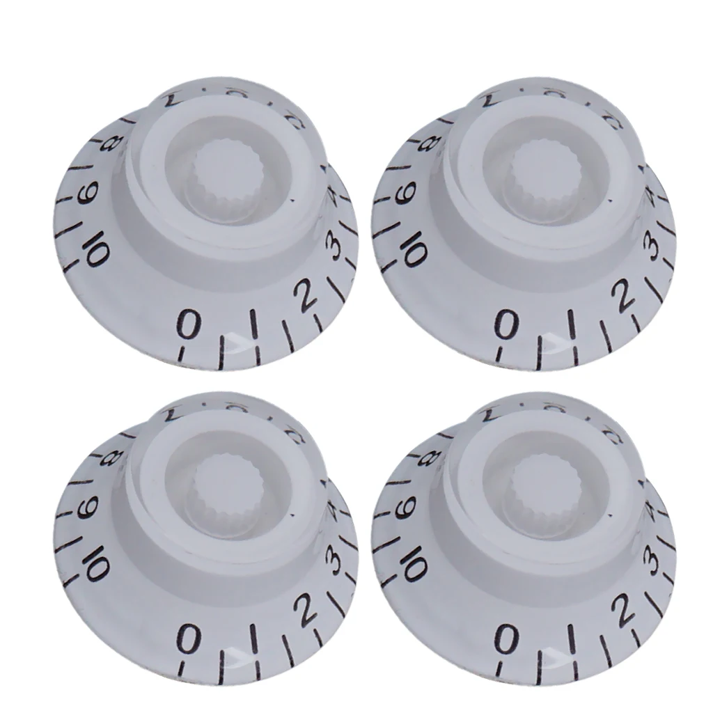 4 Pcs Plastic Electric Guitar Volume Tone Knob Control Switch Toggle Knobs For ST SQ Musical Instruments Electric Guitars Parts