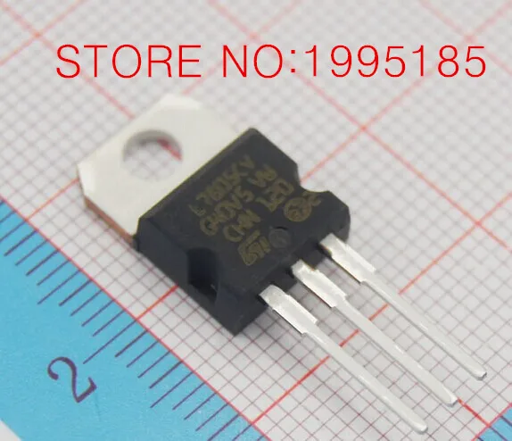 

10pcs/lot 7805 L7805CV ST TO-220 Three-terminal voltage regulator