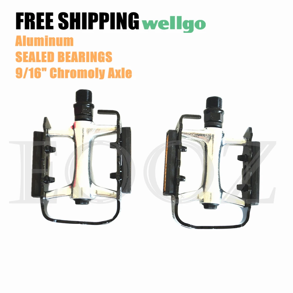 WELLGO M20 M 20 PEDALS 9/16" 256g PAIR BMX MTB ROAD BIKE Aluminum Ball