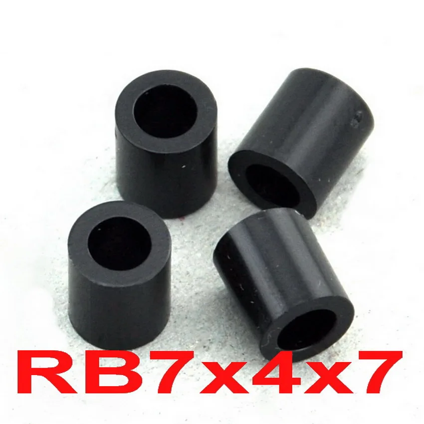 ( 1000 pcs/lot ) 7mm Black Nylon Round Spacer, OD 7mm, ID 4.1mm, for M4