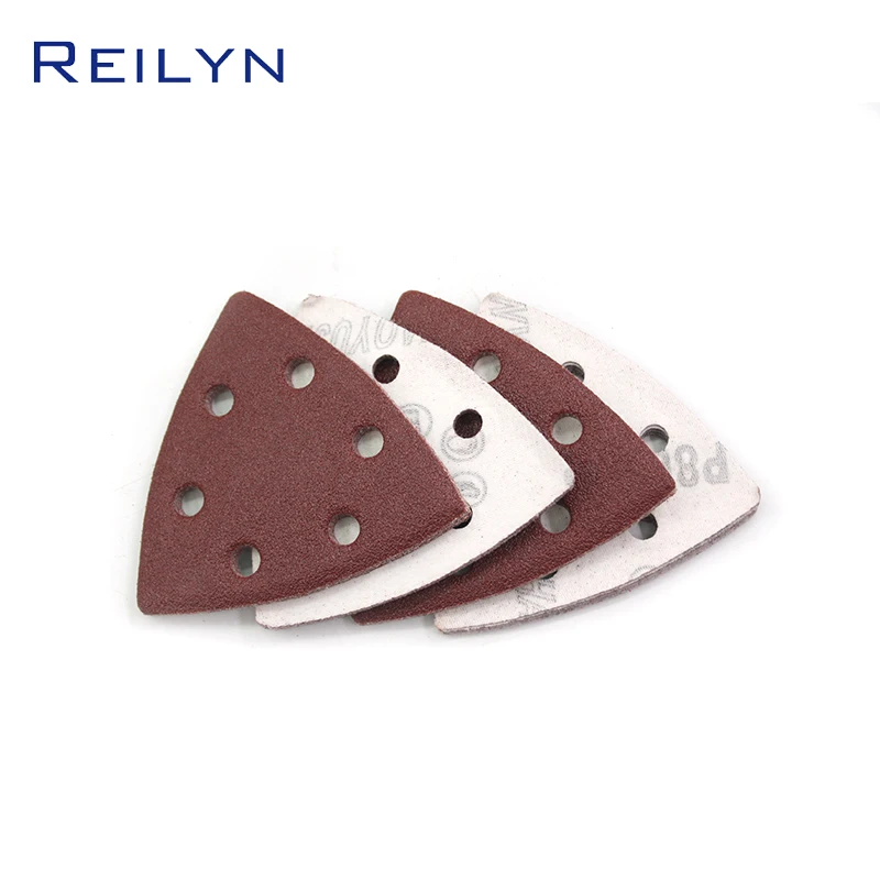 Reilyn Новый треугольный лоток для наждачной бумаги искусственная бумага 20