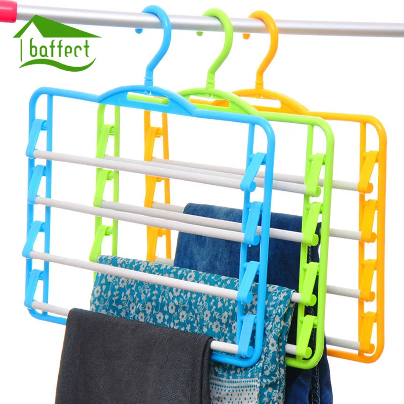 Buy Adjustable Magic Plastic Trousers Hanger Multifunction Pants Closet Belt