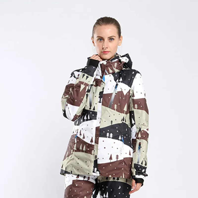 Chaqueta de esquí de invierno esquí trajes para las mujeres snowboard trajes mujer nieve para esquís de Femme esqui Chaqueta de esquí de invierno esquí trajes para las mujeres snowboard trajes mujer nieve para esquís de Femme esqui