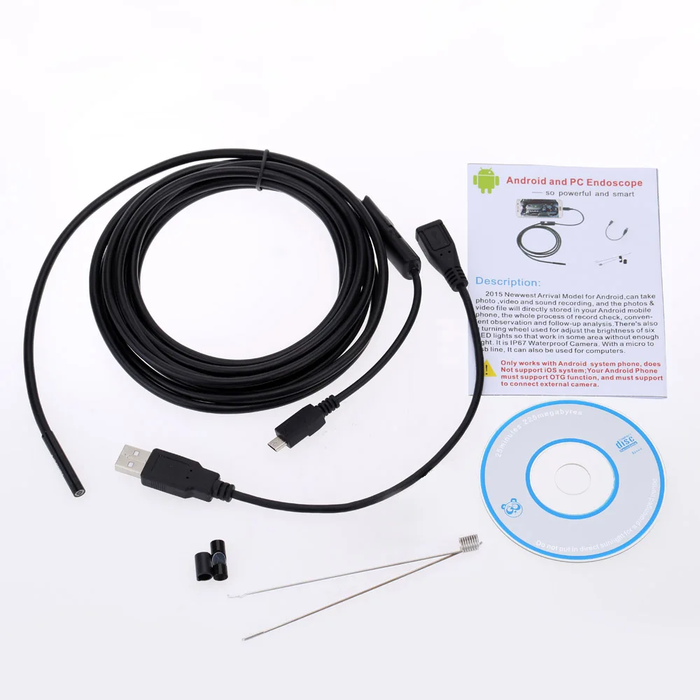 Цифровой микроскоп USB эндоскоп Инспекционная камера мини лупа микроскопы