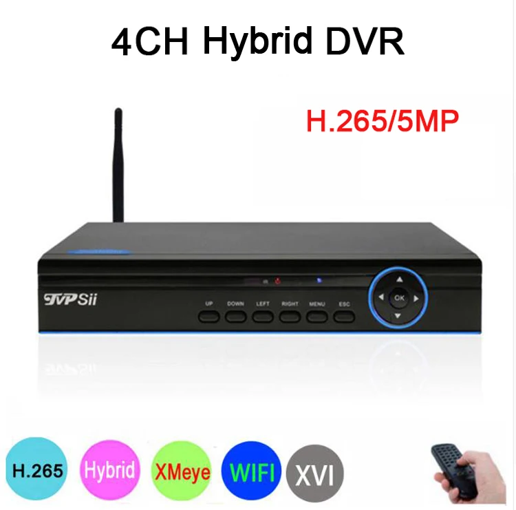 

5MP Surveillance Camera XMeye Blue Panel Hi3531D 4CH Hybrid Coaxial WIFI 6 in 1 XVI TVI CVI NVR AHD CCTV DVR Free Shipping