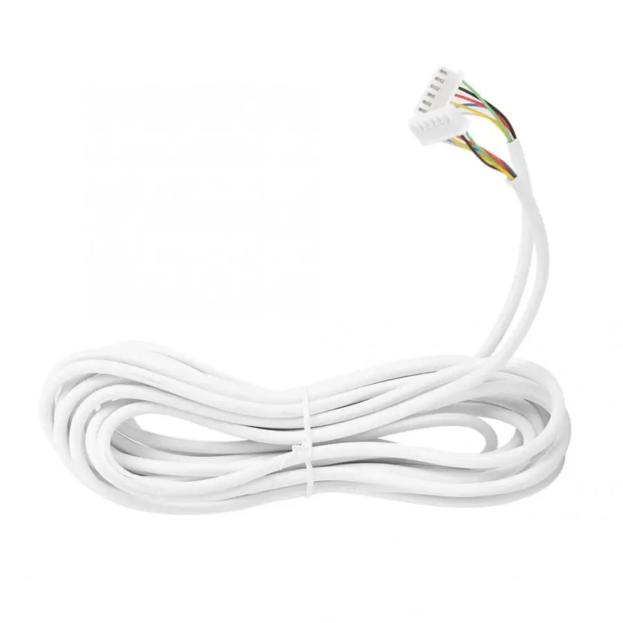 

6-Core 5 m 0.3 mm Round Flexible Copper Cable For Video Door Phone System