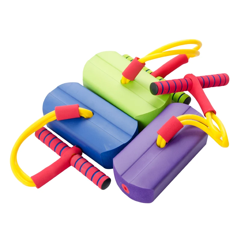 Игрушка Спортивная Пена Pogo Jumper Bounce обувь прыгающая лягушка игра сенсорная интеграция делает пищащие звуки игрушки для детей