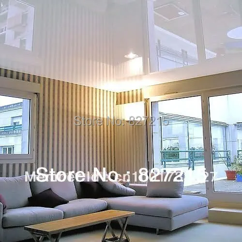 Us 24 0 Indoor Roofing Material 2011 1 5 1 8 3 2 Meters Width Glossy Stretch Ceiling Film Or Ceiling Tiles Small Order In Wallpapers From Home