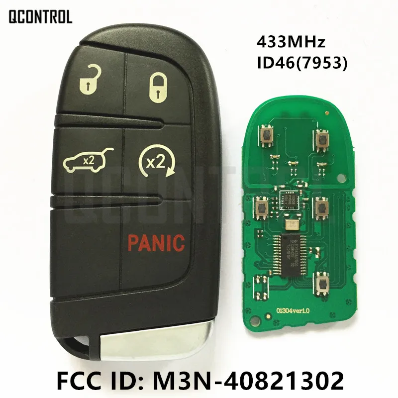 

QCONTROL Remote Smart Key 433MHz for DODGE/Chrysler/JEEP Grand Cherokee Comfort-access Keyless-go M3N-40821302 M3N40821302