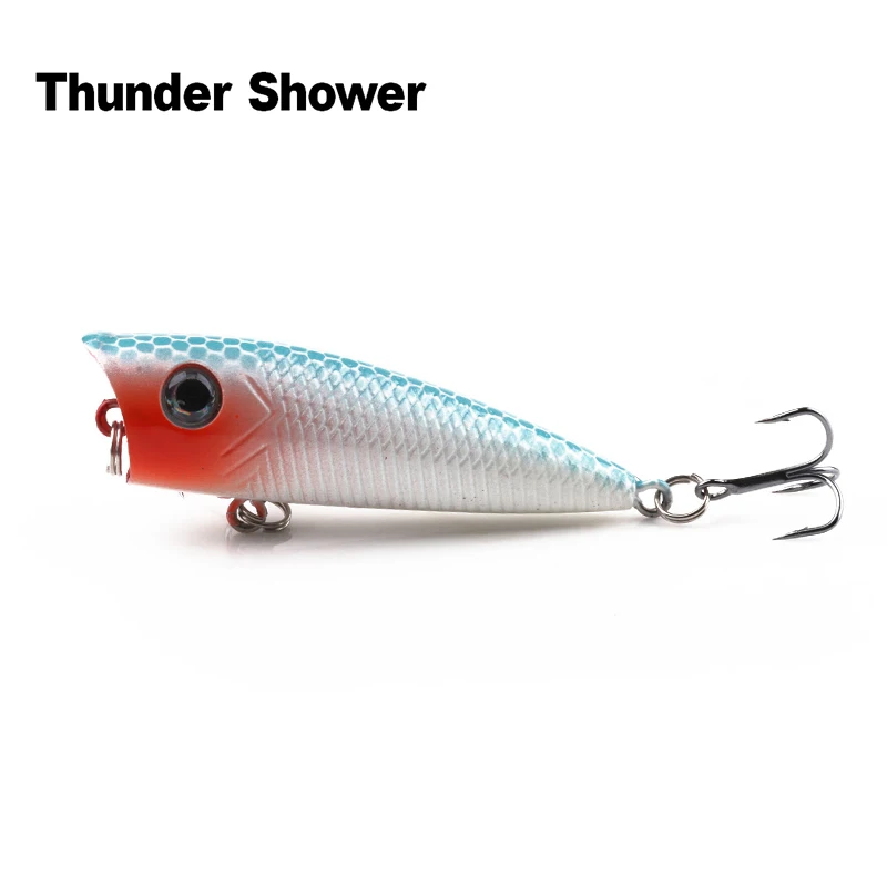 ThunderShower 1 шт. поверхность Поппер приманка 6 см 3 г Топ воды рыболовные Прикормка