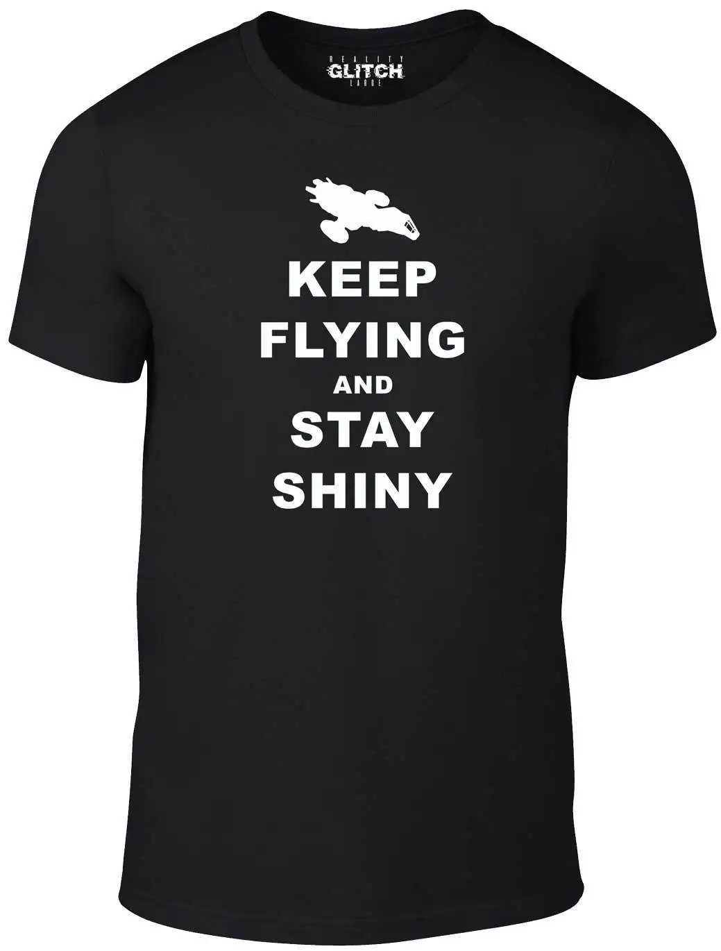 Для мужчин s Keep Flying Stay блестящий топ-забавная футболка в стиле ретро serenity модная