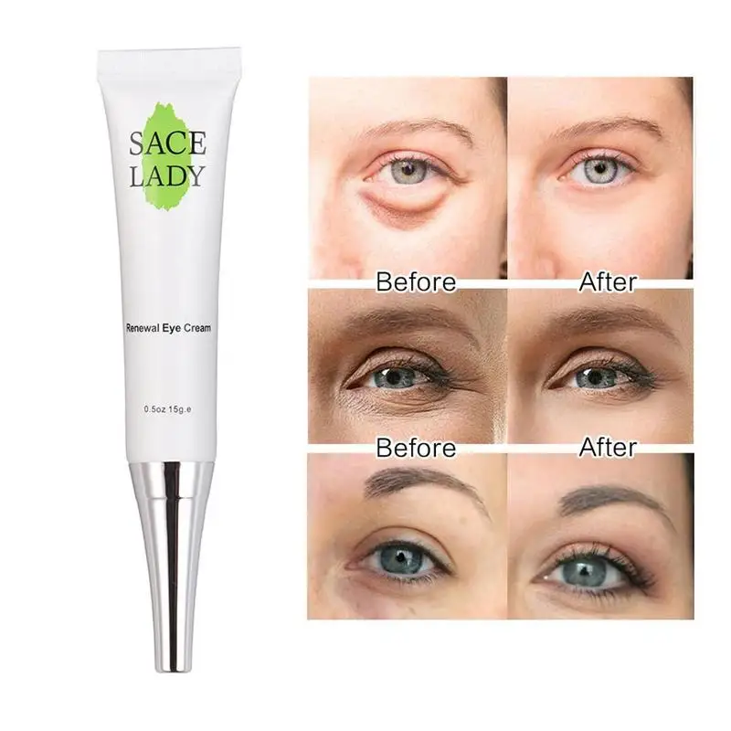 

SACE LADY Eye Cream for Dark Circles Whitening Snail Cream Moisturizing Skin Care Eye Patches for Anti-Wrinkle Anti-Aging HYH977