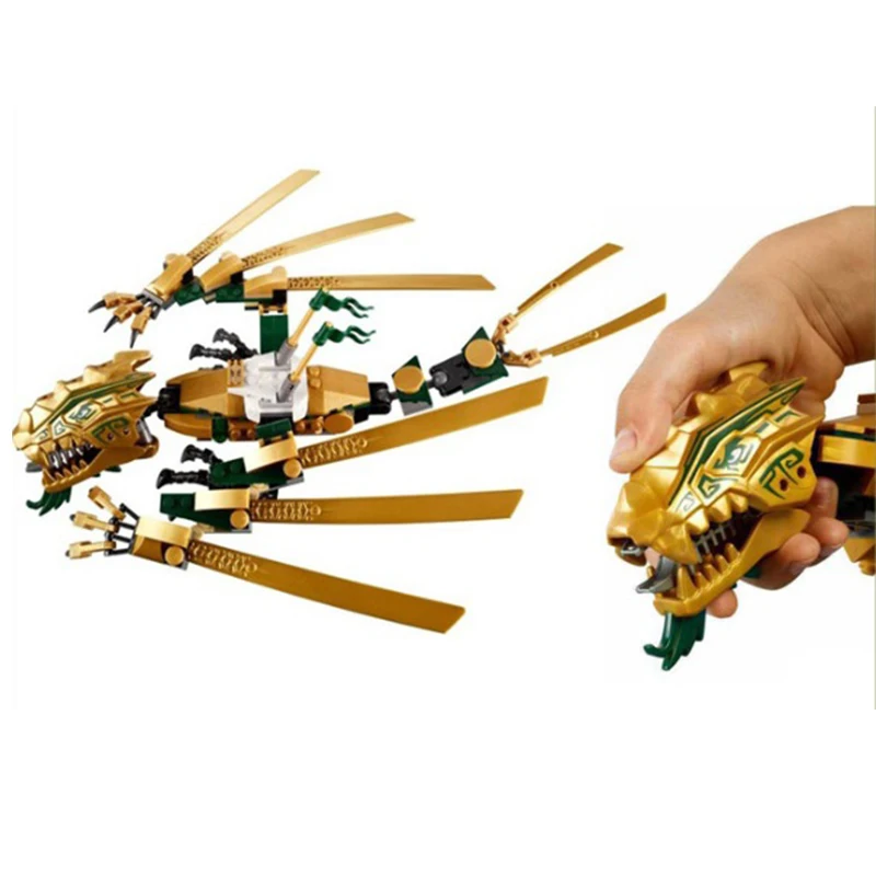 2019 new Toys for children Bela Self-locking Bricks Compatible LegoING Ninjagoed The Golden Dragon 70503 Building Block Set