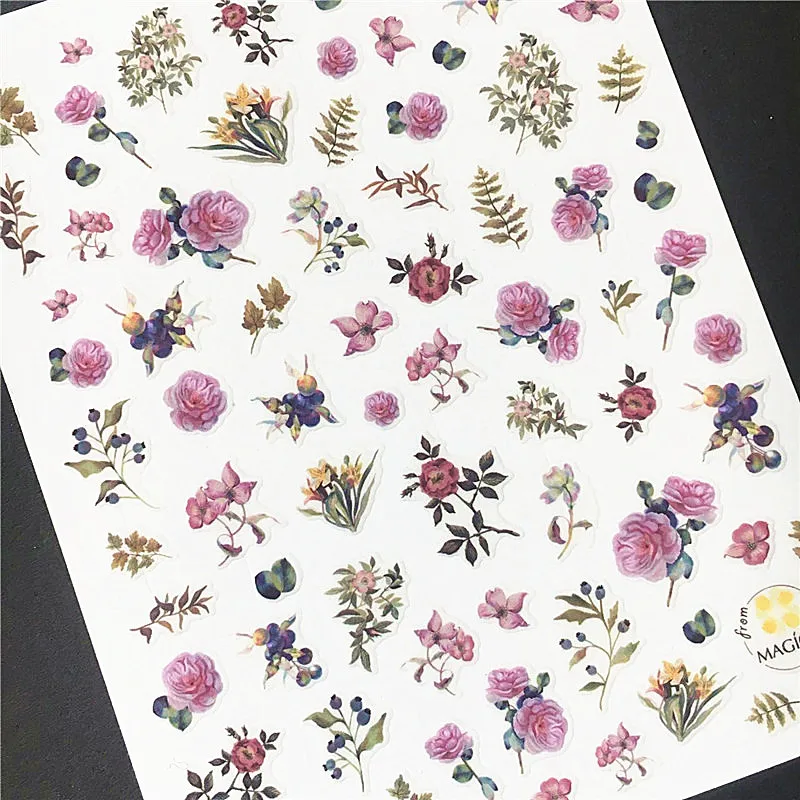 

Newest 3d nail art sticker MAGICO nail-183B FLOWER Decals Tool DIY Nail Decoration Tools